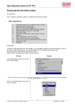 Preview for 10 page of DOM ELS-P-PG1 Operating Instructions Manual