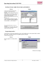 Preview for 18 page of DOM ELS-P-PG1 Operating Instructions Manual