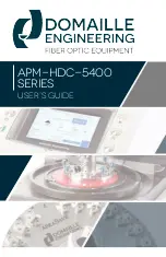 DOMAILLE ENGINEERING APM-HDC-5400 Series User Manual preview