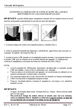 Предварительный просмотр 14 страницы Domair CoolCub DRAF-122MIN User Manual