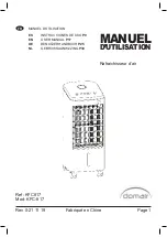 Domair kFC-817 User Manual preview