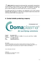 Preview for 16 page of Domaplasma IQS Series User & Installation Instructions Manual