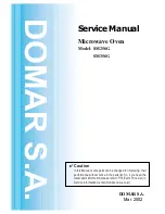 Domar SM256G Service Manual preview