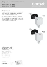 domat AERASGARD KLQ- SD Operating Instructions, Mounting & Installation preview