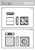 Preview for 2 page of domat AERASGARD RLQ-SD Operating Instructions, Mounting & Installation