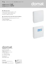 domat HYGRASGARD RFF Series Operating Instructions, Mounting & Installation предпросмотр