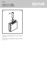 Предварительный просмотр 3 страницы domat HYGRASGARD RFF Series Operating Instructions, Mounting & Installation