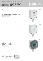 Preview for 1 page of domat KINASGARD ABWF Operating Instructions, Mounting & Installation