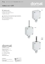 Предварительный просмотр 1 страницы domat THERMASGARD ATF Series Operating Instructions, Mounting & Installation