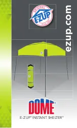 Dome E-Z UP INSTANT SHELTER Manual preview