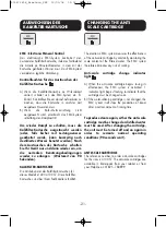 Preview for 20 page of DOMENA Xm5 ecofibres Instructions Manual