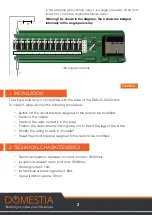 Preview for 2 page of Domestia DMR-001-016 Manual