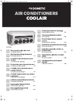 Domestic CoolAir SP950I Installation Manual предпросмотр