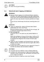 Предварительный просмотр 8 страницы Dometic GROUP MBCC-400 Operating Manual