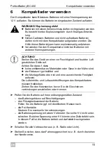 Предварительный просмотр 11 страницы Dometic GROUP MBCC-400 Operating Manual