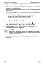 Предварительный просмотр 12 страницы Dometic GROUP MBCC-400 Operating Manual