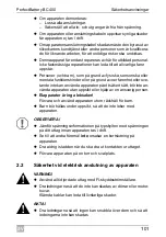 Предварительный просмотр 101 страницы Dometic GROUP MBCC-400 Operating Manual