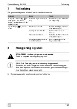 Предварительный просмотр 121 страницы Dometic GROUP MBCC-400 Operating Manual