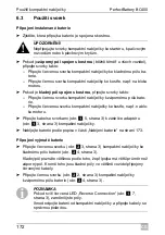 Предварительный просмотр 172 страницы Dometic GROUP MBCC-400 Operating Manual