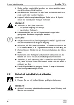 Preview for 6 page of Dometic GROUP Waeco BordBar TF14 Operating Manual