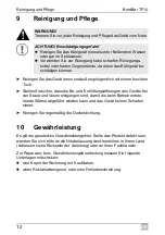 Preview for 12 page of Dometic GROUP Waeco BordBar TF14 Operating Manual