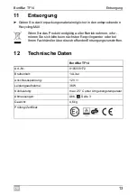 Preview for 13 page of Dometic GROUP Waeco BordBar TF14 Operating Manual