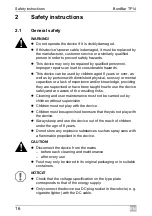 Preview for 16 page of Dometic GROUP Waeco BordBar TF14 Operating Manual