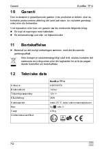 Preview for 70 page of Dometic GROUP Waeco BordBar TF14 Operating Manual