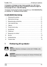 Preview for 71 page of Dometic GROUP Waeco BordBar TF14 Operating Manual