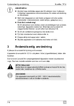 Preview for 74 page of Dometic GROUP Waeco BordBar TF14 Operating Manual