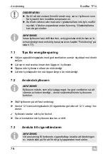 Preview for 76 page of Dometic GROUP Waeco BordBar TF14 Operating Manual