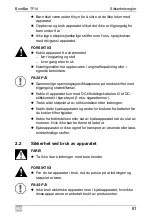 Preview for 81 page of Dometic GROUP Waeco BordBar TF14 Operating Manual