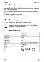 Preview for 86 page of Dometic GROUP Waeco BordBar TF14 Operating Manual