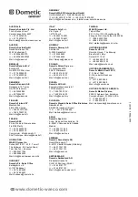 Preview for 148 page of Dometic GROUP Waeco BordBar TF14 Operating Manual