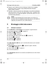 Предварительный просмотр 72 страницы Dometic GROUP Waeco CAM60 Installation And Operating Manual