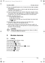 Предварительный просмотр 113 страницы Dometic GROUP Waeco CAM60 Installation And Operating Manual