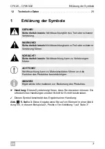 Предварительный просмотр 7 страницы Dometic GROUP Waeco CoolFreeze CFX28 Operating Manual