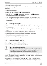 Предварительный просмотр 36 страницы Dometic GROUP Waeco CoolFreeze CFX28 Operating Manual