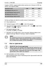 Предварительный просмотр 185 страницы Dometic GROUP Waeco CoolFreeze CFX28 Operating Manual