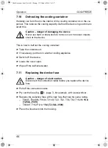 Предварительный просмотр 44 страницы Dometic GROUP Waeco CoolFreeze F0140 Instruction Manual