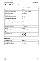 Preview for 75 page of Dometic GROUP WAECO CoolPower MPS35 Installation And Operating Manual