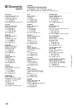 Preview for 128 page of Dometic GROUP WAECO CoolPower MPS35 Installation And Operating Manual