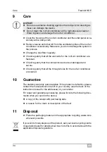 Preview for 34 page of Dometic GROUP WAECO FreshAir HDE Series Installation And Operating Manual