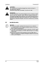 Preview for 96 page of Dometic GROUP WAECO FreshAir HDE Series Installation And Operating Manual