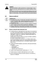 Preview for 134 page of Dometic GROUP WAECO FreshAir HDE Series Installation And Operating Manual