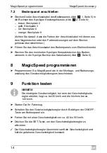 Preview for 14 page of Dometic GROUP WAECO MagicSpeed MS-BE3 Installation And Operating Manual