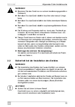 Preview for 11 page of Dometic GROUP WAECO SinePower MSI924M Installation And Operating Manual