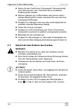 Preview for 12 page of Dometic GROUP WAECO SinePower MSI924M Installation And Operating Manual