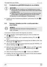 Preview for 20 page of Dometic GROUP WAECO SinePower MSI924M Installation And Operating Manual