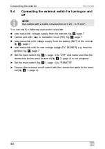 Preview for 40 page of Dometic GROUP WAECO SinePower MSI924M Installation And Operating Manual